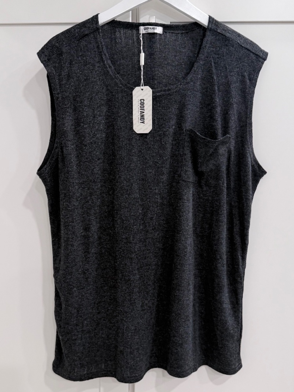 Coofandy sleeveless knit top
